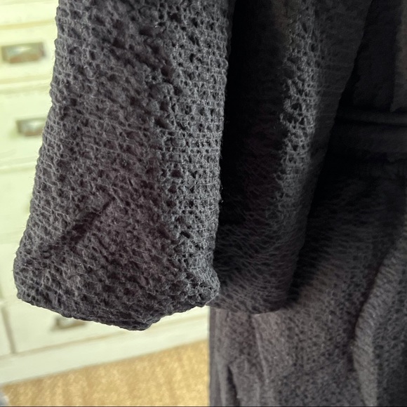 Anthropologie Francesca Balloon Sleeve Black Short Romper - Picture 10 of 11